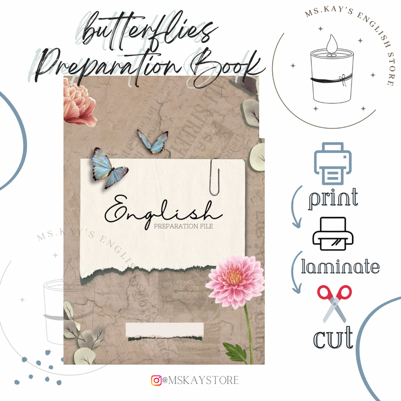 Butterflies Preparation Book - 1
