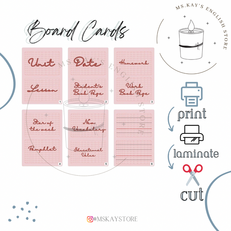 Hearts Whiteboard Cards - 1