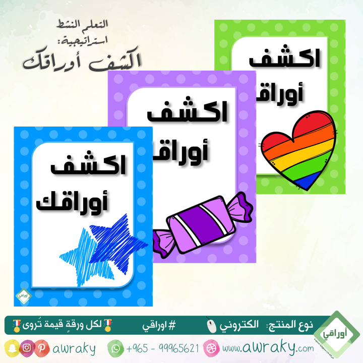 التعلم النشط - استراتيجية - اكشف أوراقك