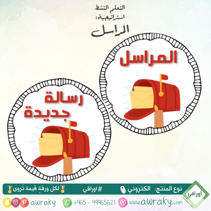 التعلم النشط - استراتيجية - المراسل