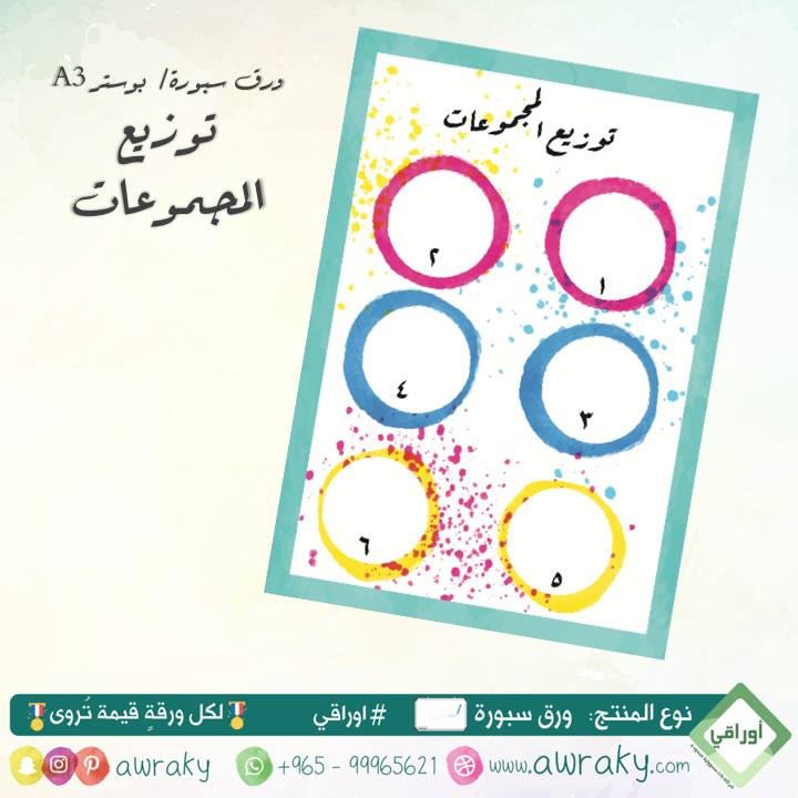 وسيلة توزيع المجموعات