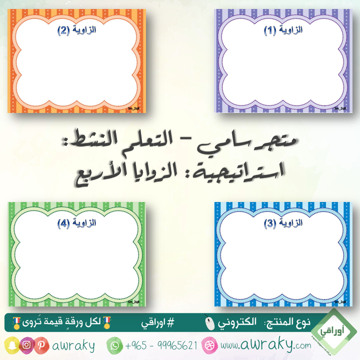 استراتجية الزوايا الاربعة