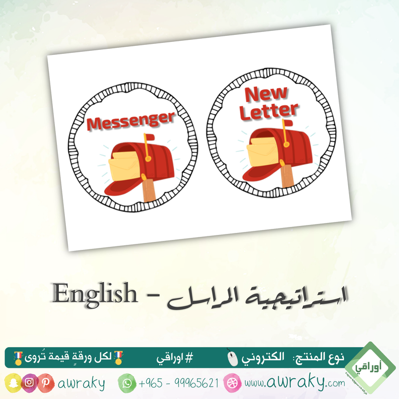 التعلم النشط - استراتيجية - المراسل English