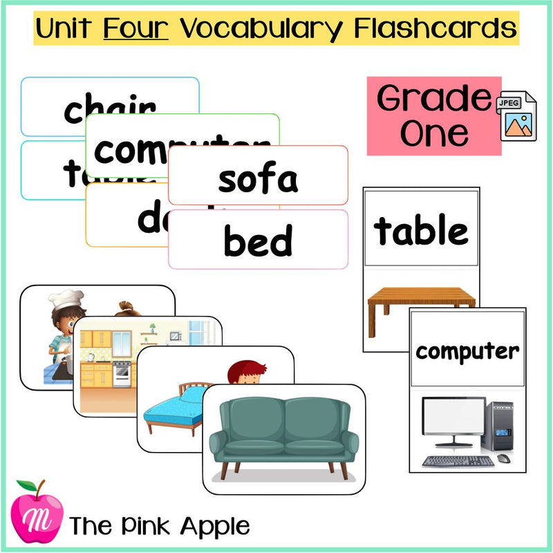 Unit 4 Flashcards - Grade One - 1