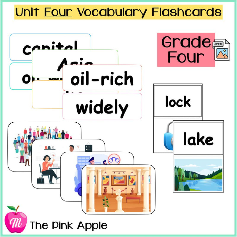 Unit 4 Flashcards - Grade Four - 1
