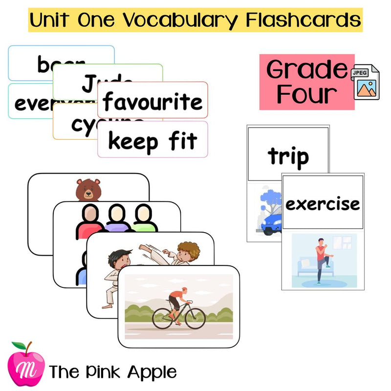 Unit 1 Flashcards - Grade Four - 1
