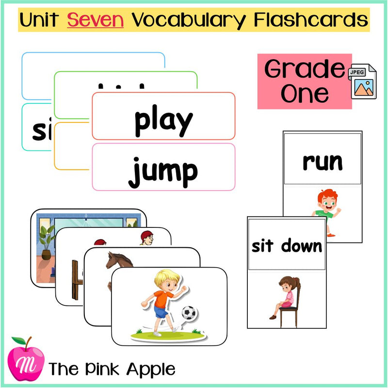 Unit 7 Flashcards - Grade One - 1