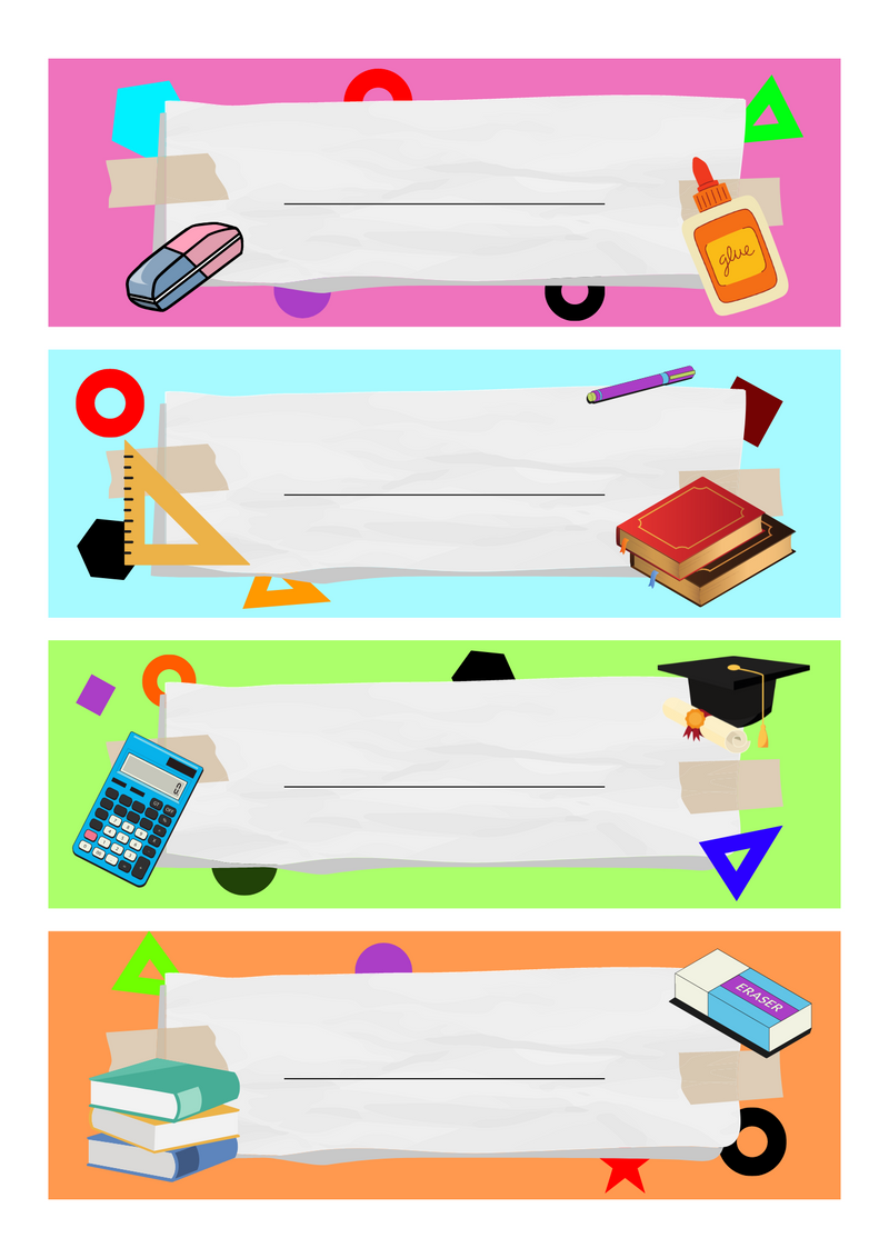 بطاقات ملونه - 1