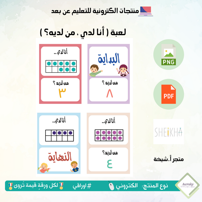 لعبة ( أنا لدي ، من لديه؟ )