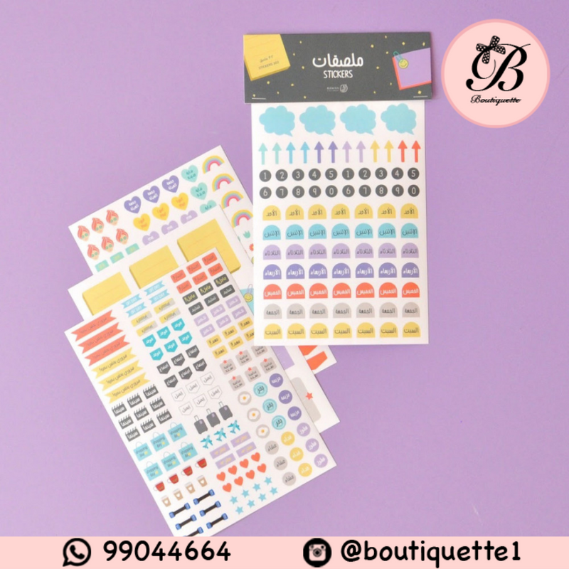 Agenda stickers