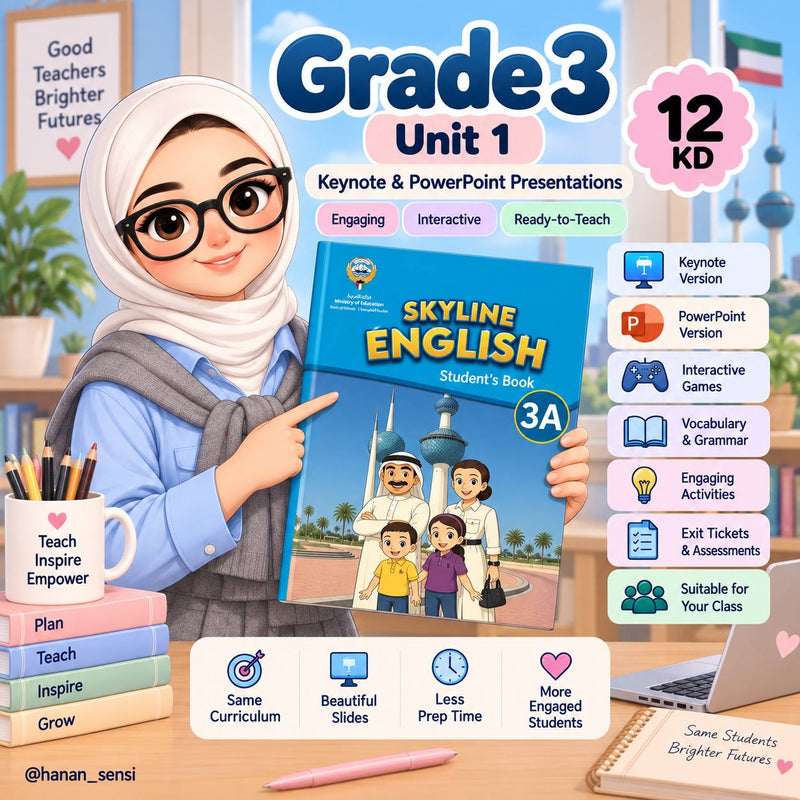 Grade 3A Unit 1- All about Kuwait