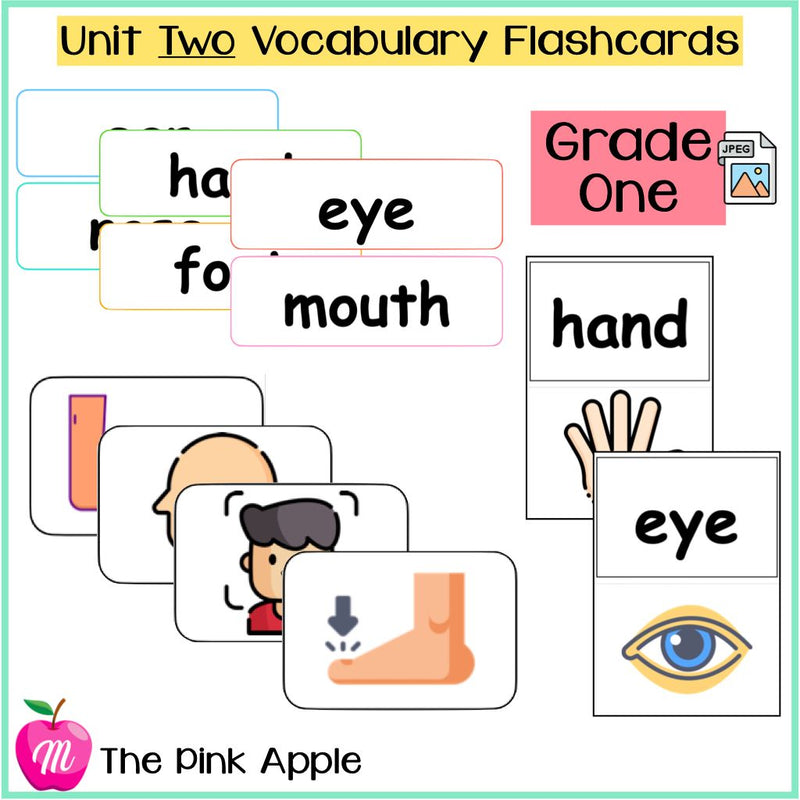 Unit 2 Flashcards - Grade One - 1