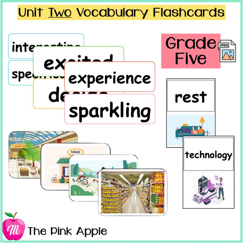 Unit 2 Flashcards - Grade Five - 1