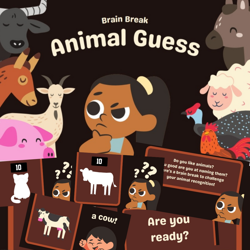 Guess The Animal Shadows Game PDF (8 Animals) - 1