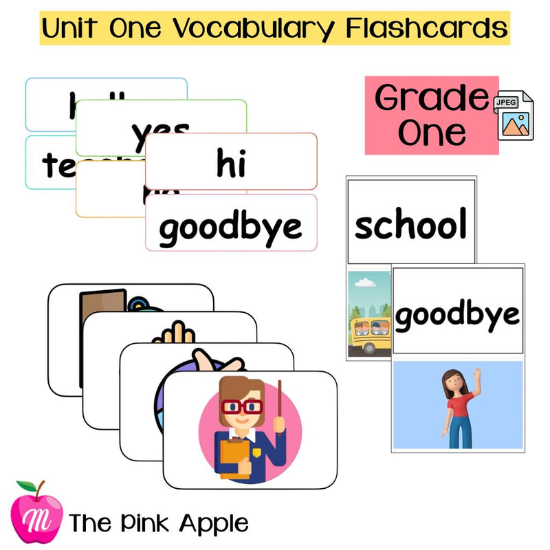 Unit 1 Flashcards - Grade One - 1