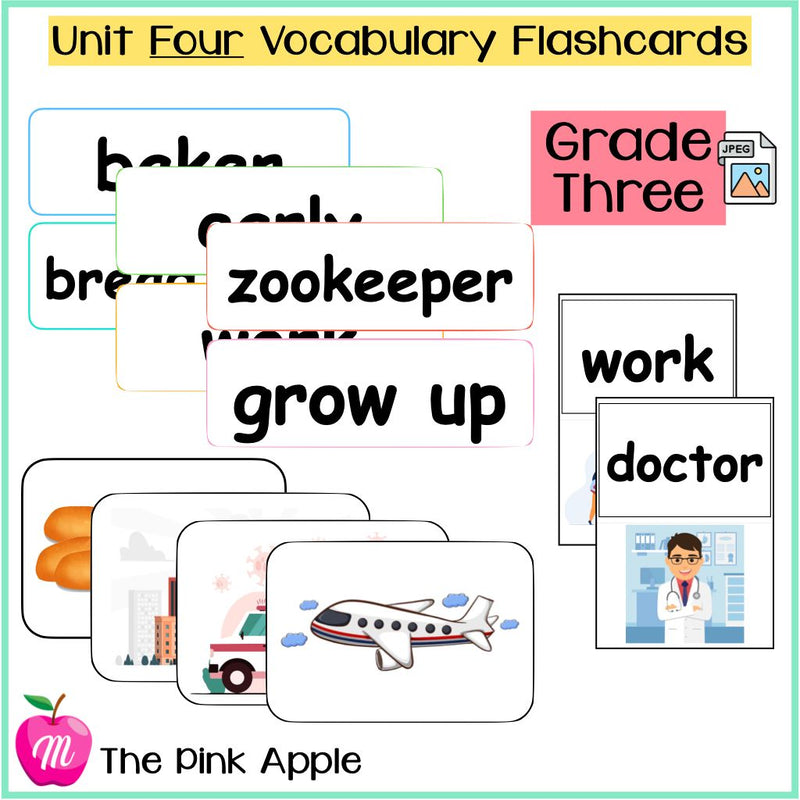 Unit 4 Flashcards - Grade Three - 1