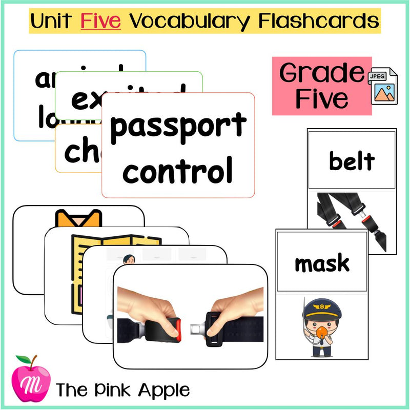 Unit 5 Flashcards - Grade Five - 1
