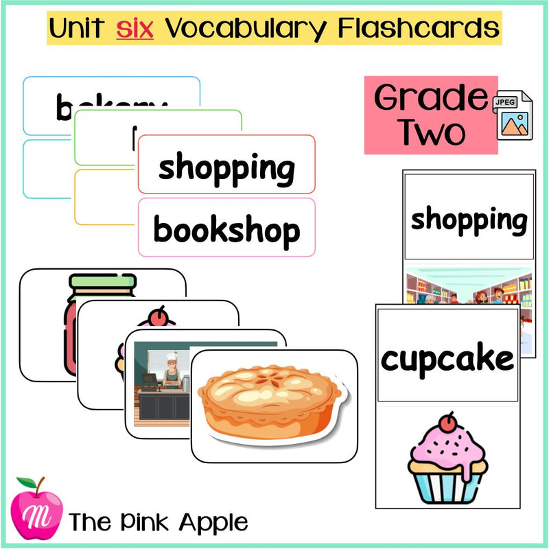 Unit 6 Flashcards - Grade Two - 1