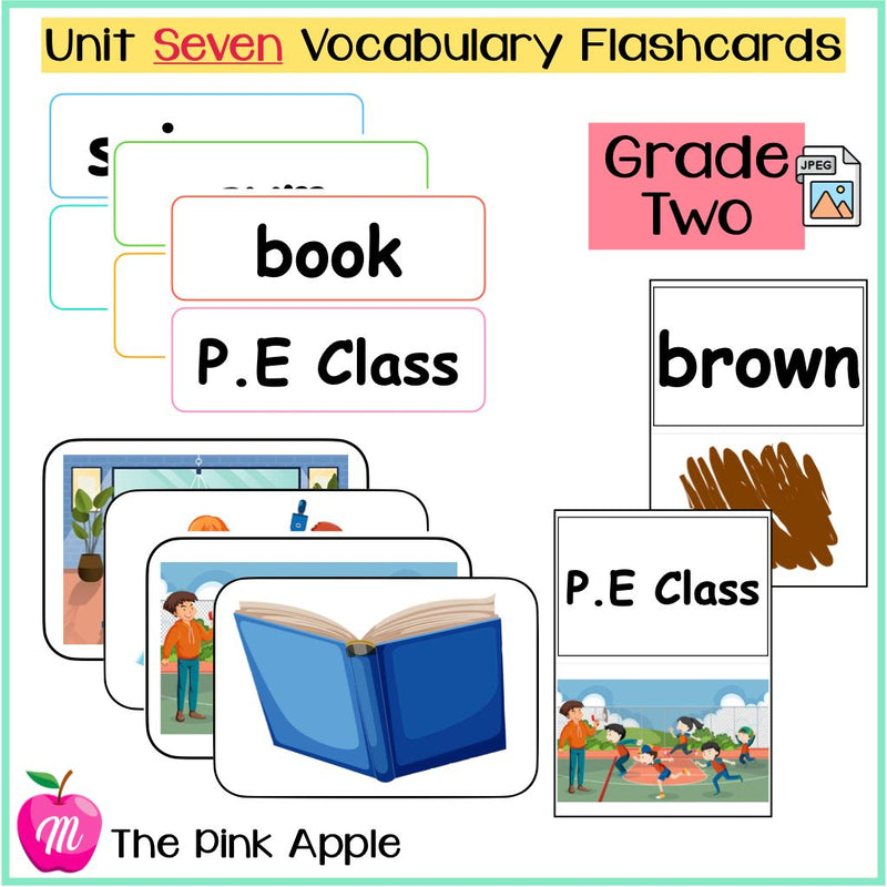 Unit 7 Flashcards - Grade Two - 1