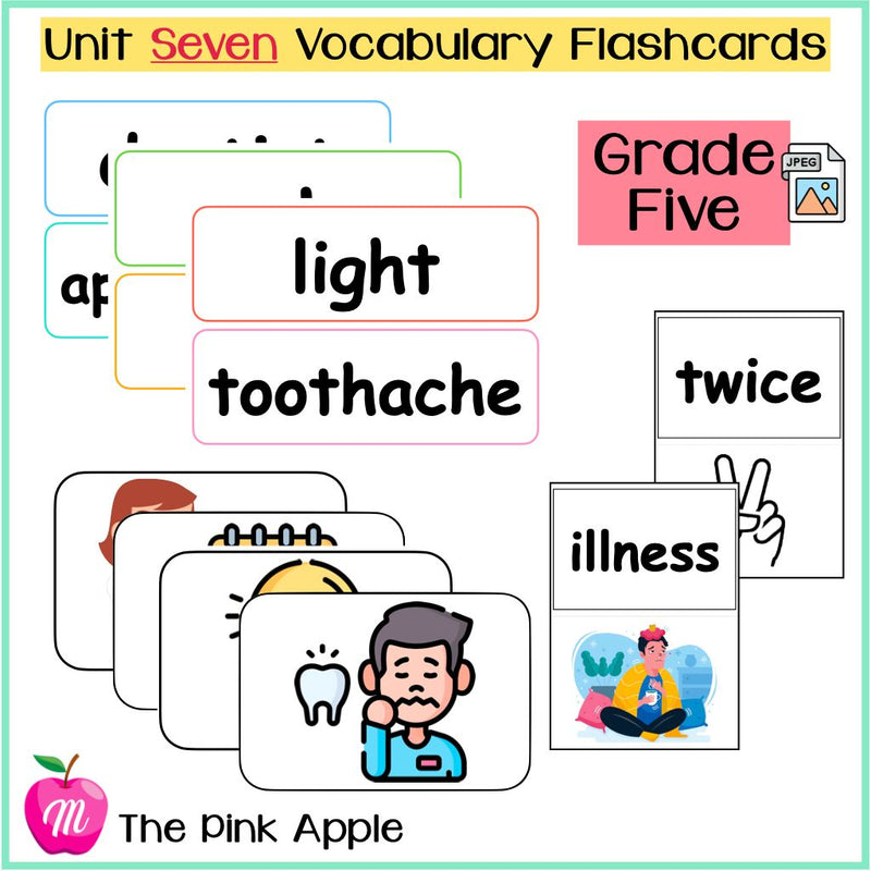 Unit 7 Flashcards - Grade Five - 1