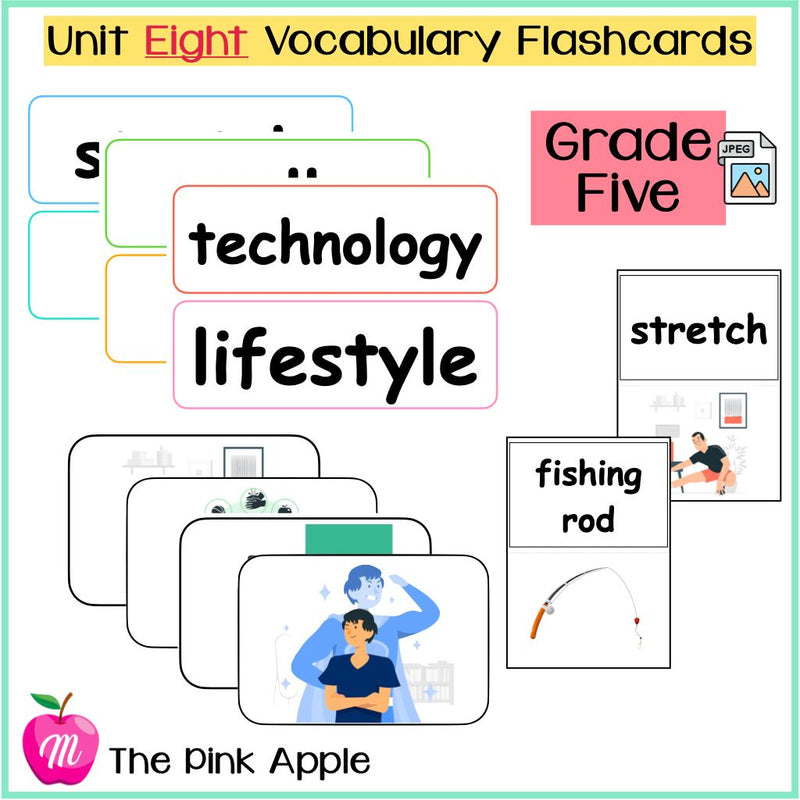 Unit 8 Flashcards - Grade Five - 1