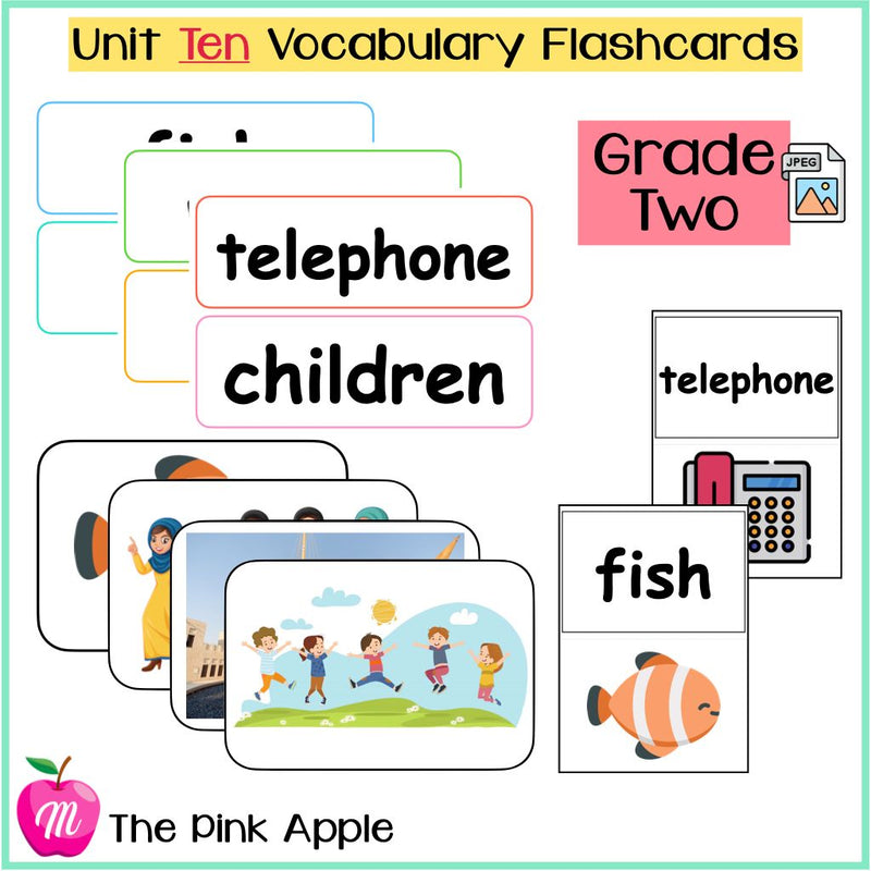 Unit 10 Flashcards - Grade Two - 1