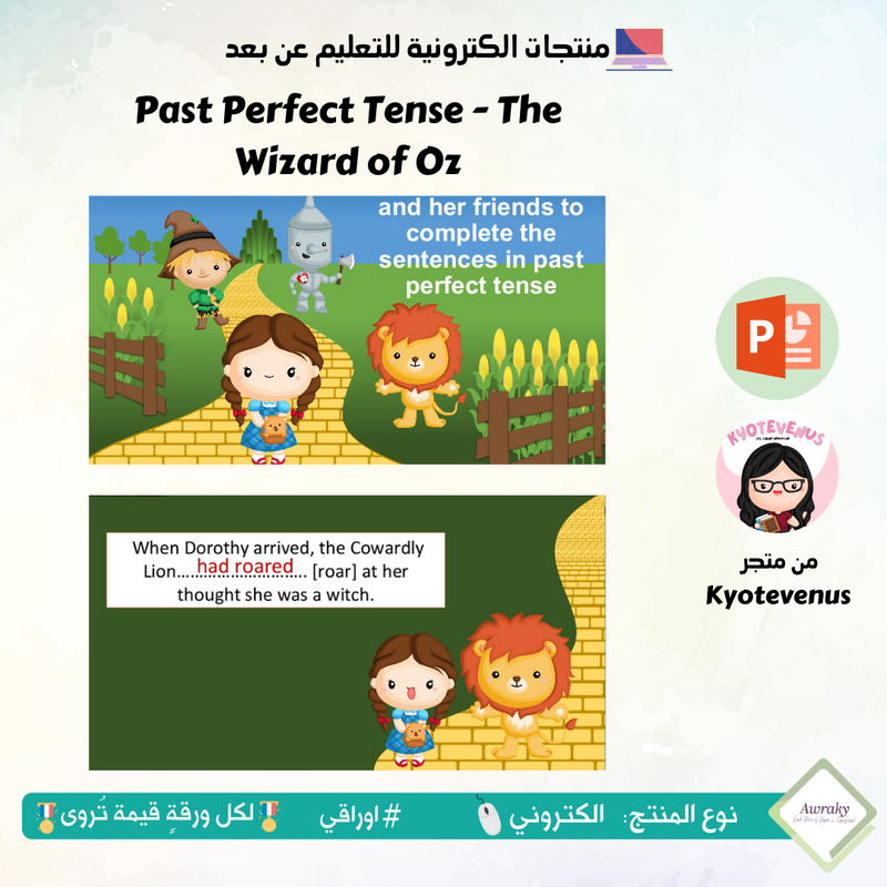 Past Perfect Tense - The Wizard of Oz